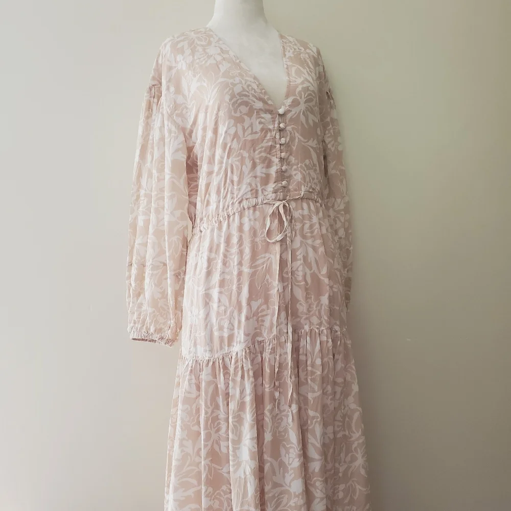 Anthropologie Erin Fetherston Macey V-Neck Maxi Dress - Picture 4 of 16